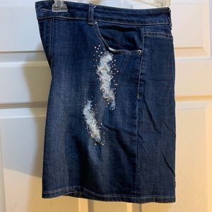 Blue Jean Shorts